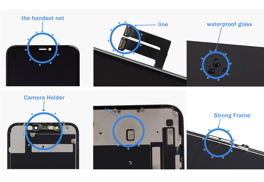 iphone X lcd screen details